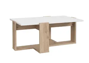 Table Basse Shield - Beige / Blanc