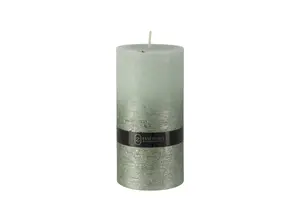 Bougie Pilier Trempée - Vert