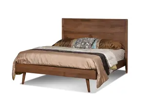 Lit Bali Avec Planche Sommier - Marron