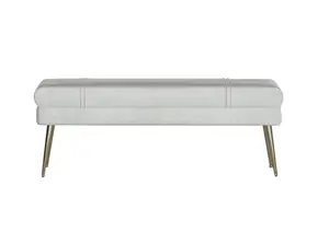 Banc Pied De Lit Lidya - Blanc