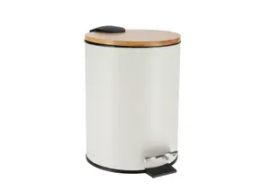 Poubelle Prestige Avec Frein De Chute 3L - Blanc