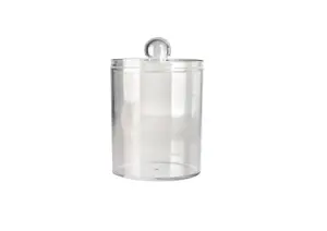 Boite À Cotons 10,5Cm - Gris