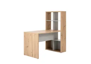 Bureau + Environnement Velata 7 Niches - Chêne / Gris