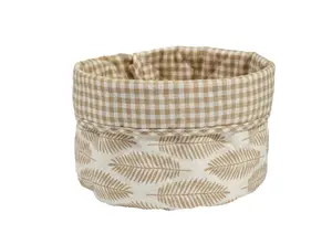 Panier À Pain Fall - Beige / Blanc
