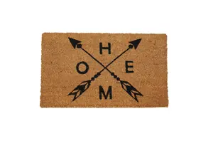 Paillasson Compass Home - Marron / Noir