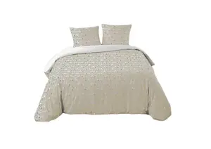 Parure De Lit 3 Pièces 240X220Cm Allover Geor - Beige