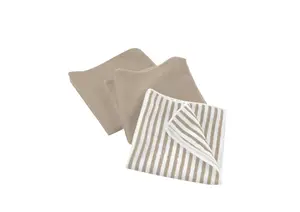 Lot De 3 Torchons Cuistot Microfibre - Beige