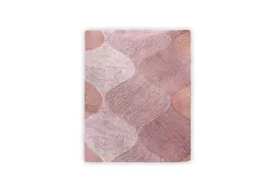 Drap Plat Wavy Flanelle - Rose