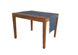 Chemin De Table En Tissu Coton 40X150Cm - Bleu