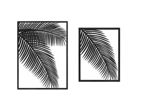 Set De Tableaux Decoratifs - Noir