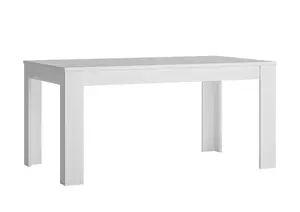 Table À Manger White Lyon Extensible 160-200Cm -Blanc