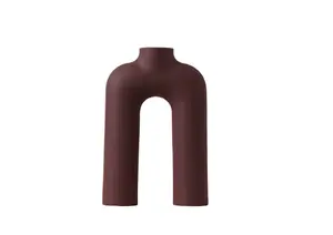 Vase En Céramique - Aubergine