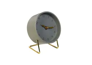 Horloge Sur Pied 12.3X15X11Cm - Gris