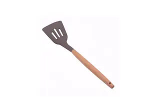 Pelle De Cuisine Acacia Avec Silicone - Beige Naturel