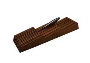 Range Couteaux Bambou - Marron