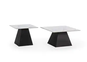 Set De 2 Tables Basses Carrées Merve