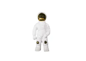 Decoration Sculpture Astronaute - Blanc/Doré