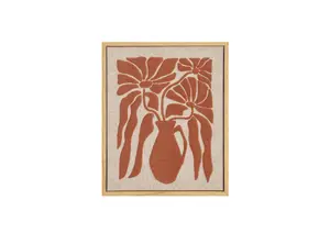 Tableau Vase Avec Cadre - Terracota
