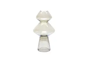 Vase Champignon 16X16X29.5Cm - Marron