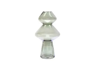 Vase Champignon 16X16X29.5Cm - Vert