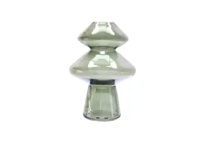 Vase Champignon 16X16X23Cm - Vert