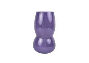 Vase Nova 14X14X25.5Cm - Violet Foncé