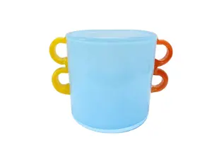 Vase Camilo 20X15,5X15Cm – Bleu Clair