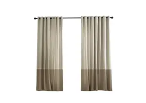 Rideau Effet Lin - Taupe