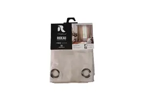 Rideau 100% Coton 140X280Cm - Beige