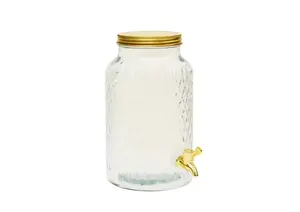 Carafe Fontaine Design Diamant 6L - Blanc