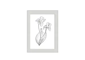 Cadre Photo Retro 13X18Cm - Blanc