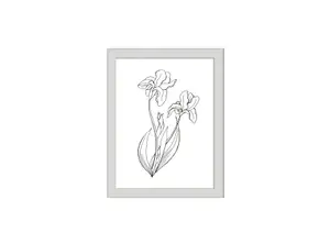 Cadre Photo Retro 20X25Cm - Blanc
