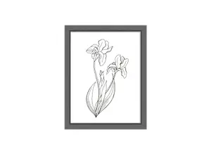 Cadre Photo Retro 20X25Cm - Gris