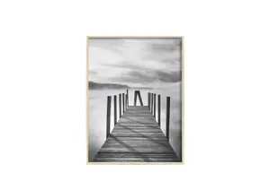 Cadre Photo Evasion En Aluminium 46X61Cm - Beige