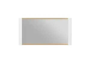 Miroir Lazio - Blanc / Doré