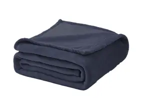 Couverture Flanelle Miko & Mino 220X240 - Bleu