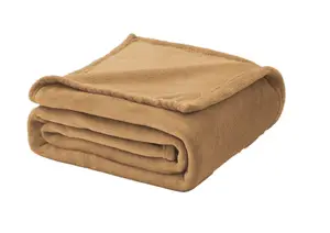 Couverture Flanelle Miko & Mino - Taupe