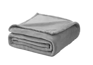 Couverture Flanelle Miko & Mino - Gris
