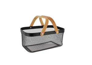 Panier De Rangement Rectangulaire - Noir