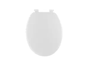 Abattant Wc 18 Pouces Attaches Plastiques - Blanc