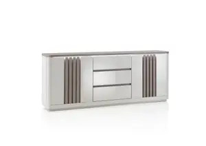 Buffet Pesaro 210Cm - Chêne / Gris