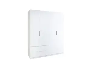 Armoire Espresso - Blanc