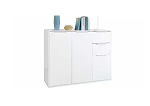 Commode Espresso 2Tiroirs - Blanc