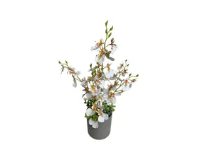 Plante Artificielle Orchidée Avec Pot 43Cm - Multicouleur
