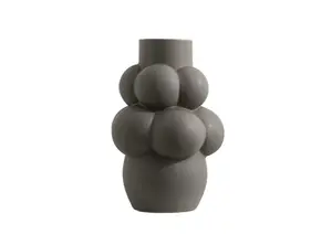 Vase Bubble Mat 15X22.3X6Cm - Gris Clair