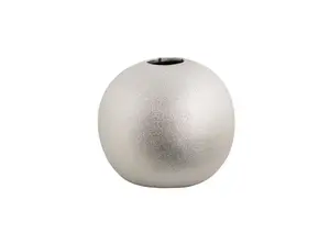 Vase Boule 11.2X10.3X3Cm - Argenté