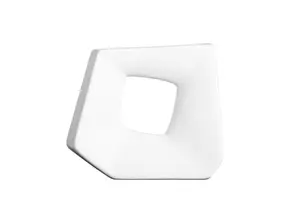 Vase Ajouré 16X13.4X12.4Cm - Blanc
