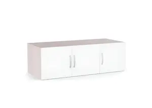 Surmeuble Nano 3 Portes - Blanc / Chêne