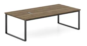 Table De Réunion Start Pro - Noyer/Gris