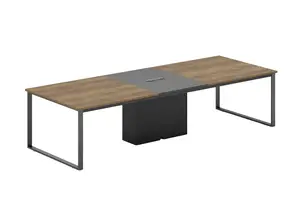 Table De Conférence Start Pro - Noyer/Gris